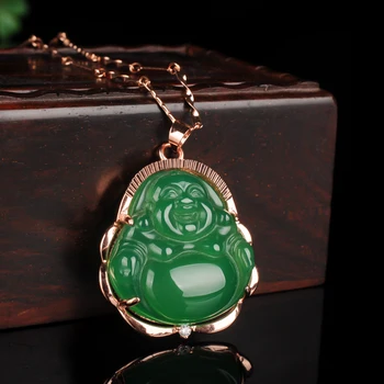 New natural jade ice seed green jade 925 silver bag jade Buddha pendant white jade jade laughing Buddha pendant 
New natural jade ice seed green jade 925 silver bag jade Buddha pendant white jade jade laughing Buddha pendant
