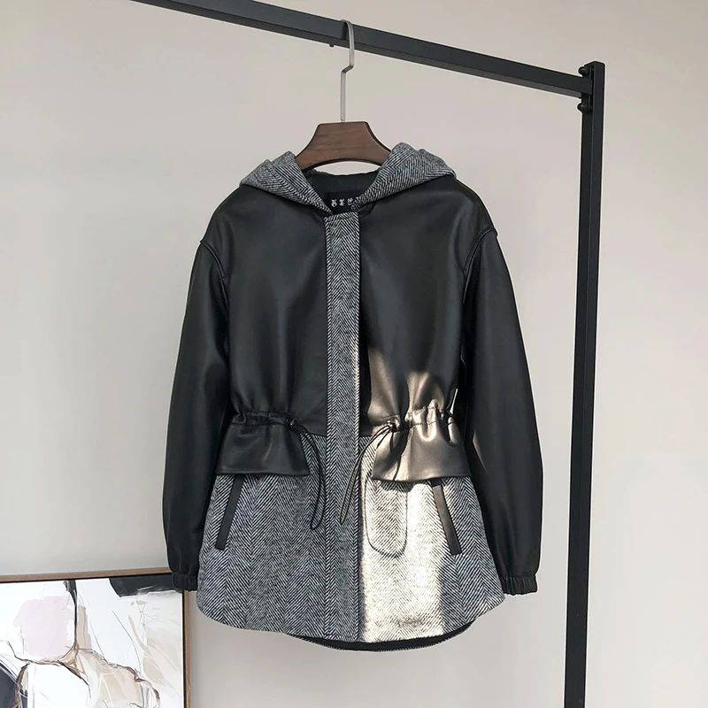 Spring Autumn Real Genuine Leather Jacket Women Clothes 2020 Sheepskin Coat Korean Vintage Streetwear Women Tops ZT3470
Spring Autumn Real Genuine Leather Jacket Women Clothes 2020 Sheepskin Coat Korean Vintage Streetwear Women Tops ZT3470