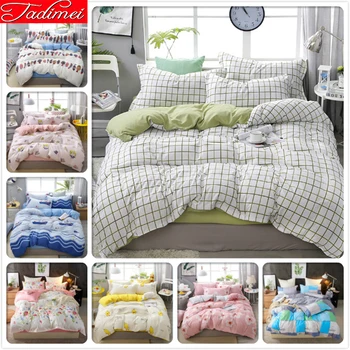 Plaid Duvet Cover Sheet Pillowcase Bedding Set Quilt Comforter Bedspreads Bed Linen Adult Kids Child Soft Cotton 150x200 220x240
Plaid Duvet Cover Sheet Pillowcase Bedding Set Quilt Comforter Bedspreads Bed Linen Adult Kids Child Soft Cotton 150x200 220x240