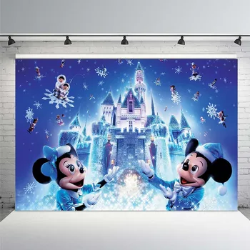 Winter Castle Mickey Minnie Backdrop for Photo Studio Birthday Party Backgrounds Photocall 7x5FT Vinyl Background Photography
Winter Castle Mickey Minnie Backdrop for Photo Studio Birthday Party Backgrounds Photocall 7x5FT Vinyl Background Photography