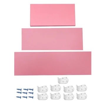 3pcs Wall Shelf Living Room Hanging Shelf Simple Decorative Storage Rack Bookrack for Home (Punching Style, White)
3pcs Wall Shelf Living Room Hanging Shelf Simple Decorative Storage Rack Bookrack for Home (Punching Style, White)