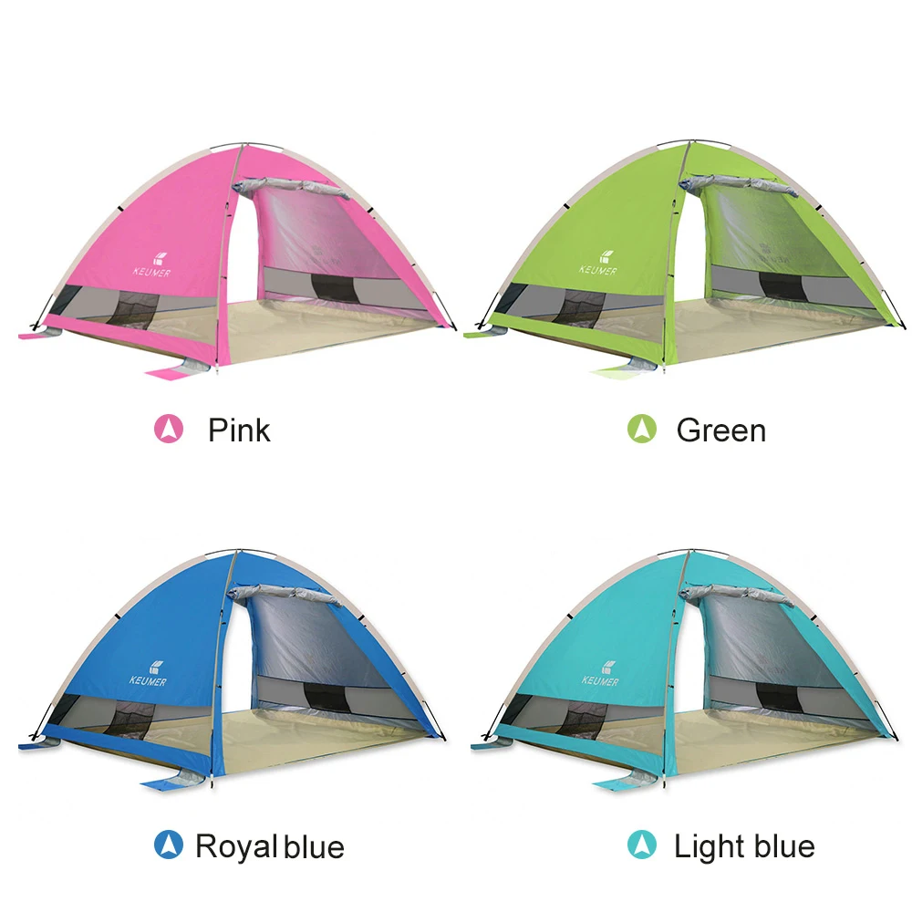 New 3-4 People Automatic Instant Pop Up Tent Ultralight Anti UV Beach Tents Outdoor Camping Tent Travel Waterproof Sun Shelter
New 3-4 People Automatic Instant Pop Up Tent Ultralight Anti UV Beach Tents Outdoor Camping Tent Travel Waterproof Sun Shelter