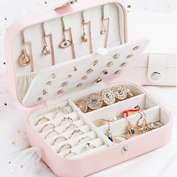 1PC Style Fresh And Simple Girl Earrings Plate Jewelry Box Protable Leather Earrings Ring Multi-function Jewelry Storage Box
1PC Style Fresh And Simple Girl Earrings Plate Jewelry Box Protable Leather Earrings Ring Multi-function Jewelry Storage Box