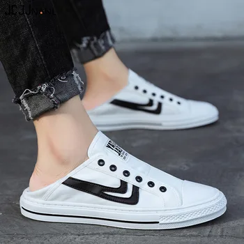 Spring MEN'S SHOES Canvas Skate Shoes Versatile Foot Covering Trendy Shoes Slip-on MacBook Cloth Shoes Lazy Trend Casual Non-Sho
Spring MEN'S SHOES Canvas Skate Shoes Versatile Foot Covering Trendy Shoes Slip-on MacBook Cloth Shoes Lazy Trend Casual Non-Sho