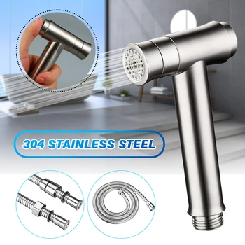 Bidet Sprayer G1/2'' Handheld Toilet Bidet Sprayer Stainless Steel Bathroom Bidet Faucet Dogs/Cats Pet Shower Cleaning with Hose
Bidet Sprayer G1/2'' Handheld Toilet Bidet Sprayer Stainless Steel Bathroom Bidet Faucet Dogs/Cats Pet Shower Cleaning with Hose