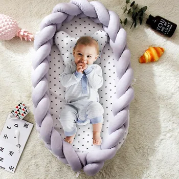 

Multi Functional Portable Bionic Bed Toddler Cotton Cradle Baby Bassinet Bumper Foldable Sleeper Babynest Mattress 0-2Y new hot