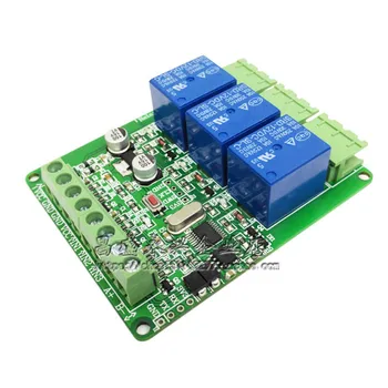 MODBUS-RTU 3-way Network Relay Module RS485/TTL Communication Remote Control Secondary Development
MODBUS-RTU 3-way Network Relay Module RS485/TTL Communication Remote Control Secondary Development