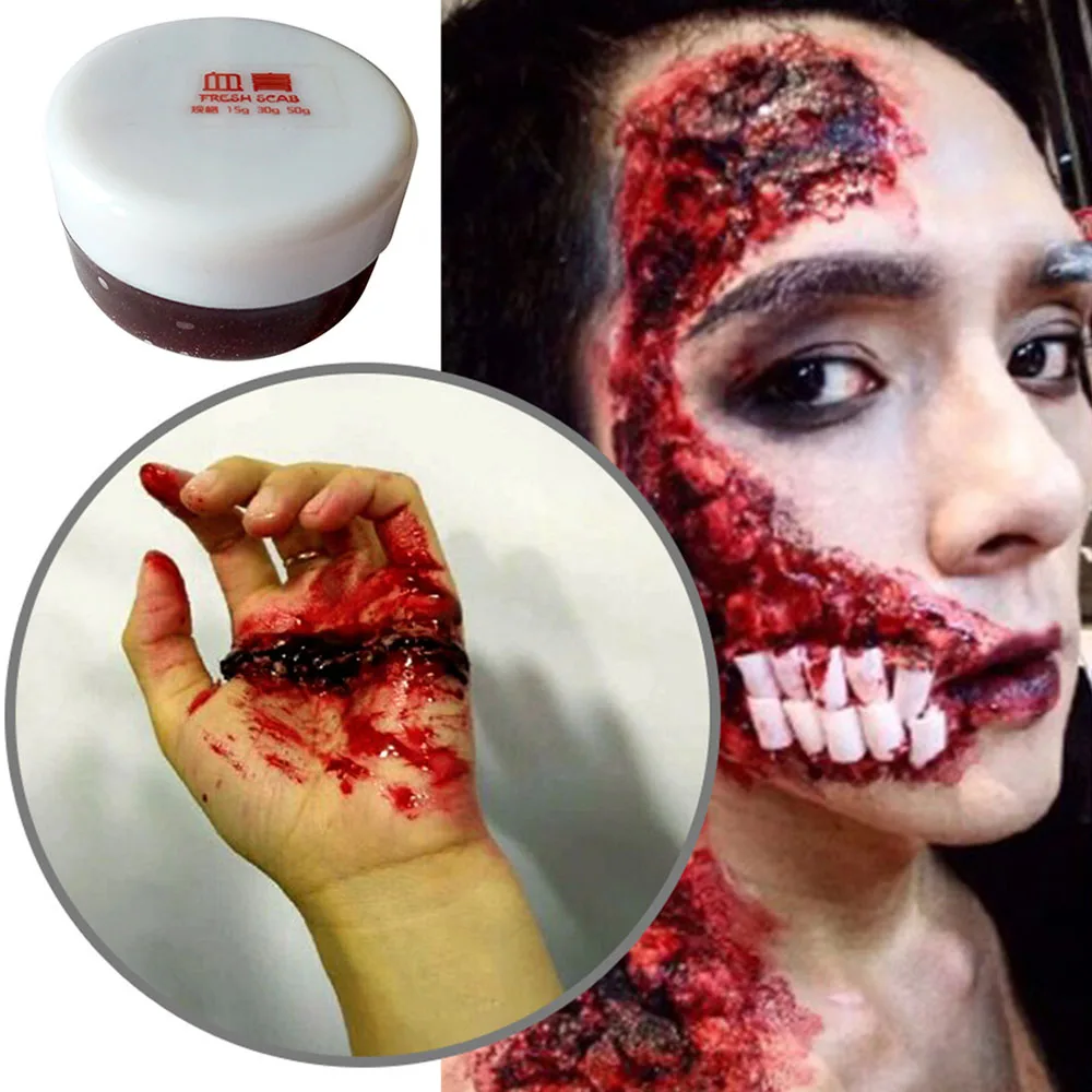15g Halloween simulation fake Blood Gel Make up simulation Plasma scars Blood cream tool Masquerade Cool Props Vampire Cosplay
15g Halloween simulation fake Blood Gel Make up simulation Plasma scars Blood cream tool Masquerade Cool Props Vampire Cosplay