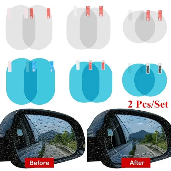 2 PCS Car Sticker Rearview Mirror Protective Film Anti-Glare Scratch Fog HD Rainproof Rear View Mirror Film Ellipse/Random Shape
2 PCS Car Sticker Rearview Mirror Protective Film Anti-Glare Scratch Fog HD Rainproof Rear View Mirror Film Ellipse/Random Shape