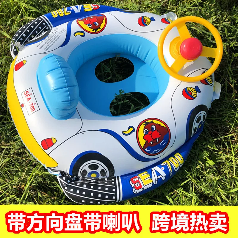 Фото Расстроенное детское рулевое колесо 110 автомобиль гудок лодка водное кольцо