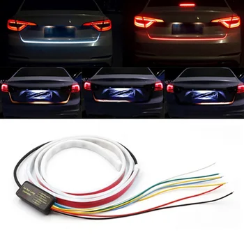 120cm Turn Signal Flow LED Light Strip Dynamic Colored Ribbon Floating Extra Parking Light Color Changing Lamp For Car Trunk
120cm Turn Signal Flow LED Light Strip Dynamic Colored Ribbon Floating Extra Parking Light Color Changing Lamp For Car Trunk