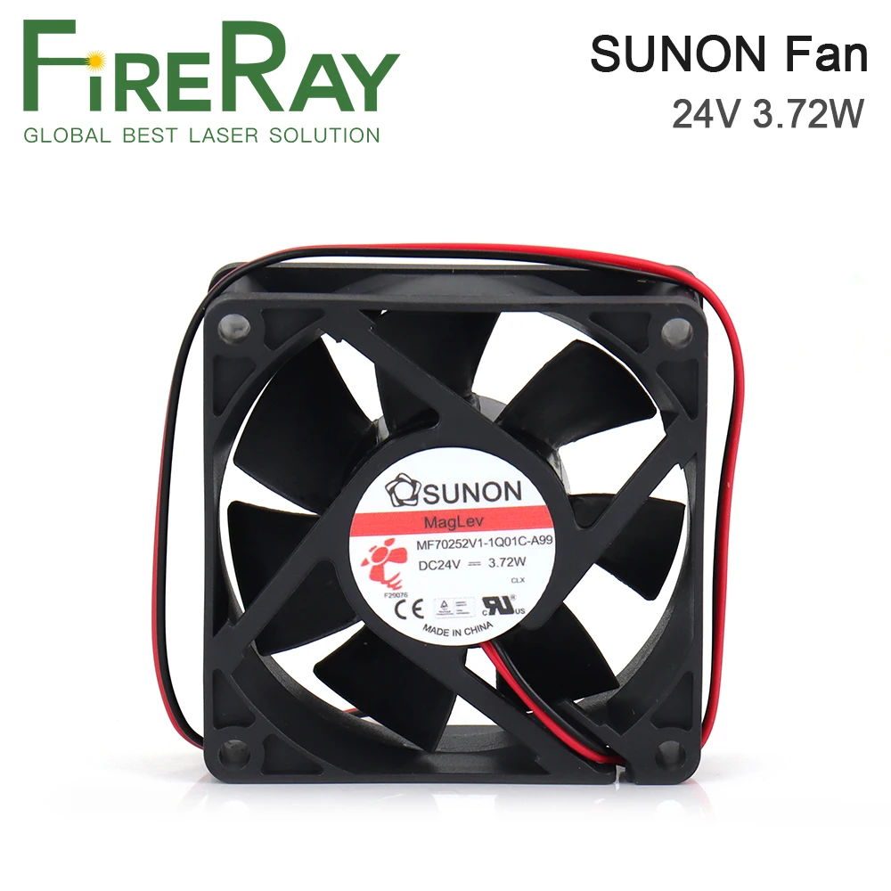 

FireRay SUNON Fan 24VDC 3.72W for Fiber / Co2 Laser Marking Machine