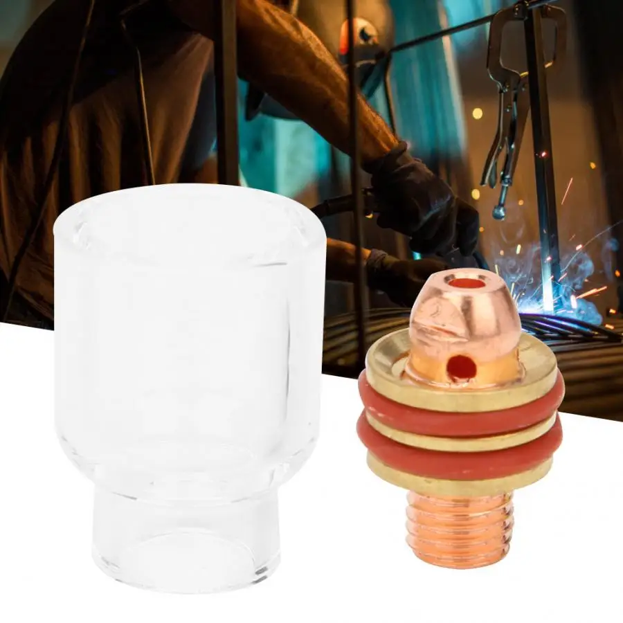 TIG-9/20 Welding Torch Gas Lens Collet Glass Cup Kit for 1/16in 3/32in 1/8in Tungsten Pin transprent glass cover for TIG welding 
TIG-9/20 Welding Torch Gas Lens Collet Glass Cup Kit for 1/16in 3/32in 1/8in Tungsten Pin transprent glass cover for TIG welding
