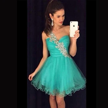 New Arrivals Turquoise Lace Homecoming Graduation Dresses Beaded Tulle A-Line Cocktail Dress Prom Party Gown Vestidos De Fiesta
New Arrivals Turquoise Lace Homecoming Graduation Dresses Beaded Tulle A-Line Cocktail Dress Prom Party Gown Vestidos De Fiesta