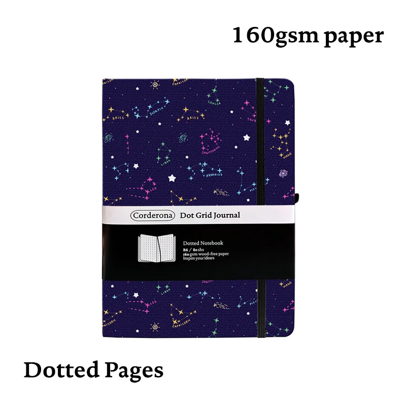 B6 Bullet Journal Dot Grid Bujo 160gsm Hard Cover Thick Paper Dotted Notebook Colorful Zodiac Stars Travel Planner Diary
B6 Bullet Journal Dot Grid Bujo 160gsm Hard Cover Thick Paper Dotted Notebook Colorful Zodiac Stars Travel Planner Diary