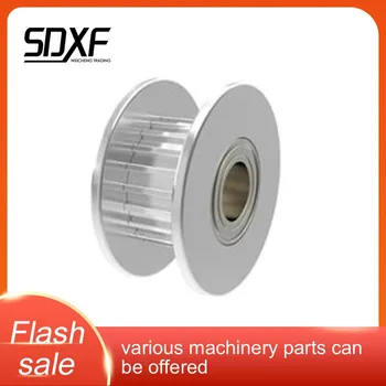 3D printer accessories 2GT aluminum alloy synchronous wheel with toothed H-type GT2 pulley idler bandwidth 6/10MM 
3D printer accessories 2GT aluminum alloy synchronous wheel with toothed H-type GT2 pulley idler bandwidth 6/10MM