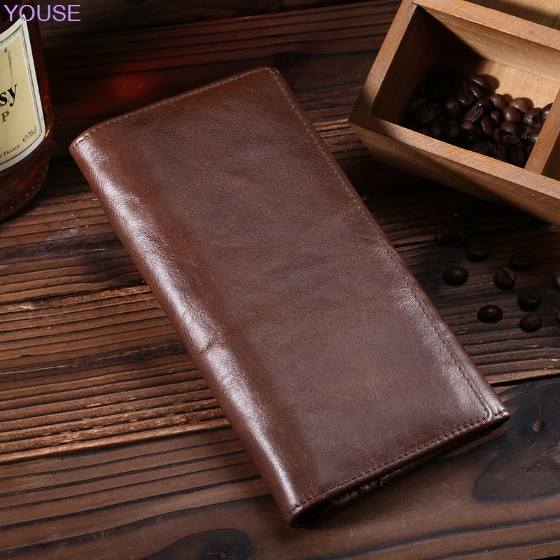 First Layer Leather Wallet Long Retro Oil Wax Leather Wallet MEN'S Wallet Cowhide Casual Clutch
First Layer Leather Wallet Long Retro Oil Wax Leather Wallet MEN'S Wallet Cowhide Casual Clutch
