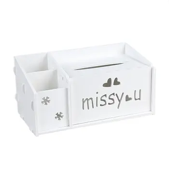 Elegant Hollow-out Tissue Box Remote Controller Storage Box Miss You Napkin Box Pen Sundries Organizer Home Accessories
Elegant Hollow-out Tissue Box Remote Controller Storage Box Miss You Napkin Box Pen Sundries Organizer Home Accessories