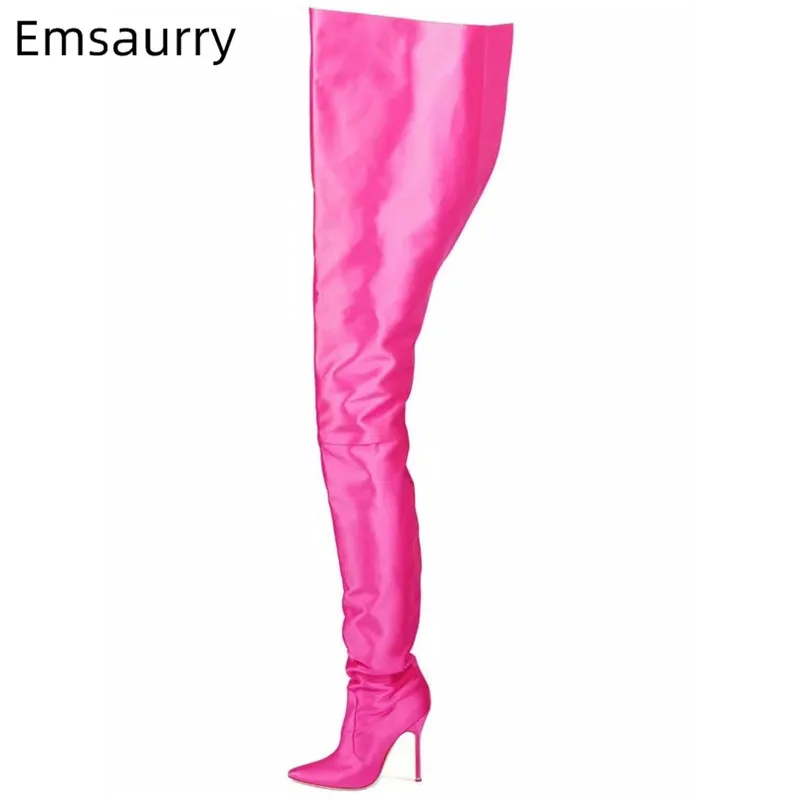 Candy Colors Walking Boots Women High Gladiator Heel T-show Footwear Point Toe Slip On Shoes Fashion Waist High Long Boots Woman
Candy Colors Walking Boots Women High Gladiator Heel T-show Footwear Point Toe Slip On Shoes Fashion Waist High Long Boots Woman