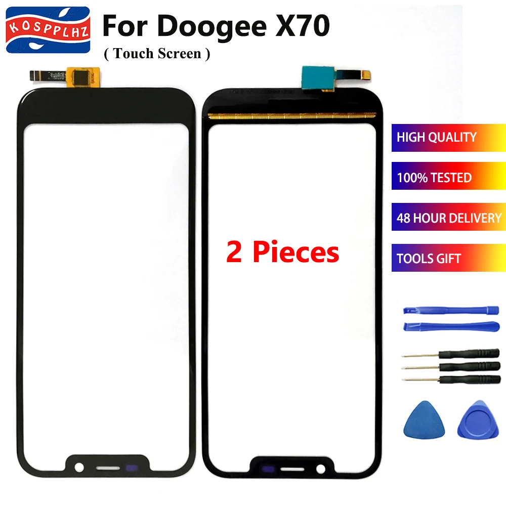 2 Pieces 5.5" Original Touch Screen For Doogee X70 X 70 Touch Screen Glass Digitizer Panel Lens Sensor Glass +Tools +Adhesive
2 Pieces 5.5" Original Touch Screen For Doogee X70 X 70 Touch Screen Glass Digitizer Panel Lens Sensor Glass +Tools +Adhesive