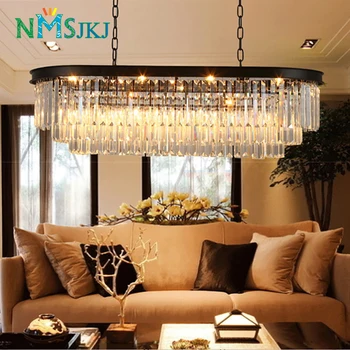 American Retro Oval Decorative Art Three-layer LED Crystal Glass Chandelier Indoor Living Room Hotel Lamp
American Retro Oval Decorative Art Three-layer LED Crystal Glass Chandelier Indoor Living Room Hotel Lamp