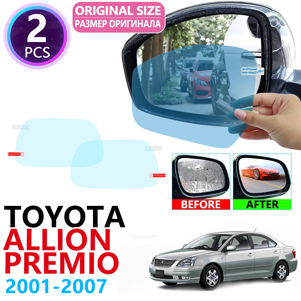 for Toyota Allion Premio T240 2001~2007 Full Cover Rearview Mirror Anti-Fog Films Rainproof Anti Fog Film Clean Car Accessories
for Toyota Allion Premio T240 2001~2007 Full Cover Rearview Mirror Anti-Fog Films Rainproof Anti Fog Film Clean Car Accessories