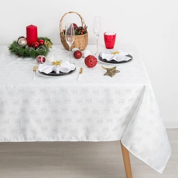 Tablecloth Dolyan "Silver Christmas trees", white color, 150 × 220 cm, 115 ± 10 g / m², polyester 100%
Tablecloth Dolyan "Silver Christmas trees", white color, 150 × 220 cm, 115 ± 10 g / m², polyester 100%
