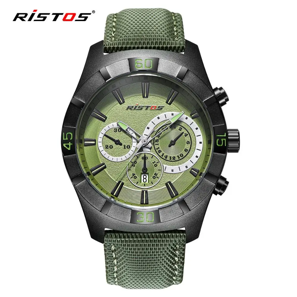 2020 Mens Sport Watches Top Brand Luxury RISTOS Waterproof Chronograph Watch Man Leather Sport Quartz-Watch Clock Male Hombre
2020 Mens Sport Watches Top Brand Luxury RISTOS Waterproof Chronograph Watch Man Leather Sport Quartz-Watch Clock Male Hombre
