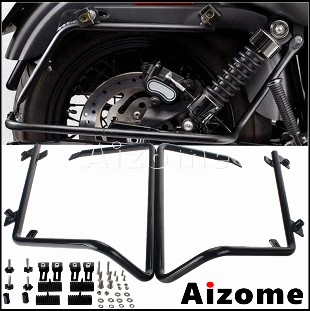 

Motorcycle Saddlebag Conversion Bracket For Harley Dyna Low Rider Street Bob Fat Bob Wide Glide FXDL FXDB FXDF FXDWG FLD 2018-up