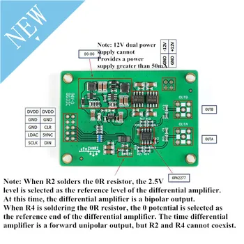 DAC Module DAC8562 Positive and Negative DC-DC 10V Signal Amplitude OPA2277 Amplifier 16Bit DAC Single/Bipolar Output DAC85623
DAC Module DAC8562 Positive and Negative DC-DC 10V Signal Amplitude OPA2277 Amplifier 16Bit DAC Single/Bipolar Output DAC85623