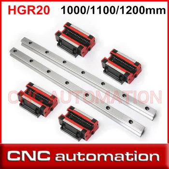 2pcs HGR20 HGH20 Square Linear Guide Rail + 4pcs Slide Block Carriages HGH20CA/flang HGW20CC CNC Router Engraving 1000/1100/1200
2pcs HGR20 HGH20 Square Linear Guide Rail + 4pcs Slide Block Carriages HGH20CA/flang HGW20CC CNC Router Engraving 1000/1100/1200