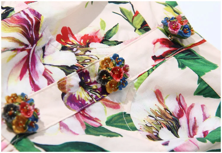 MoaaYina Fashion Designer Cotton dress Summer Women's Dress Floral-Print Cotton Vacation Spaghetti Strap Dresses MoaaYina Fashion Designer Cotton dress Summer Women's Dress Floral-Print Cotton Vacation Spaghetti Strap Dresses