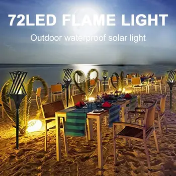 Durable Lawn Lamp Solar Home Flickering Garden Landscape Lights Lawn Light 72LED
Durable Lawn Lamp Solar Home Flickering Garden Landscape Lights Lawn Light 72LED