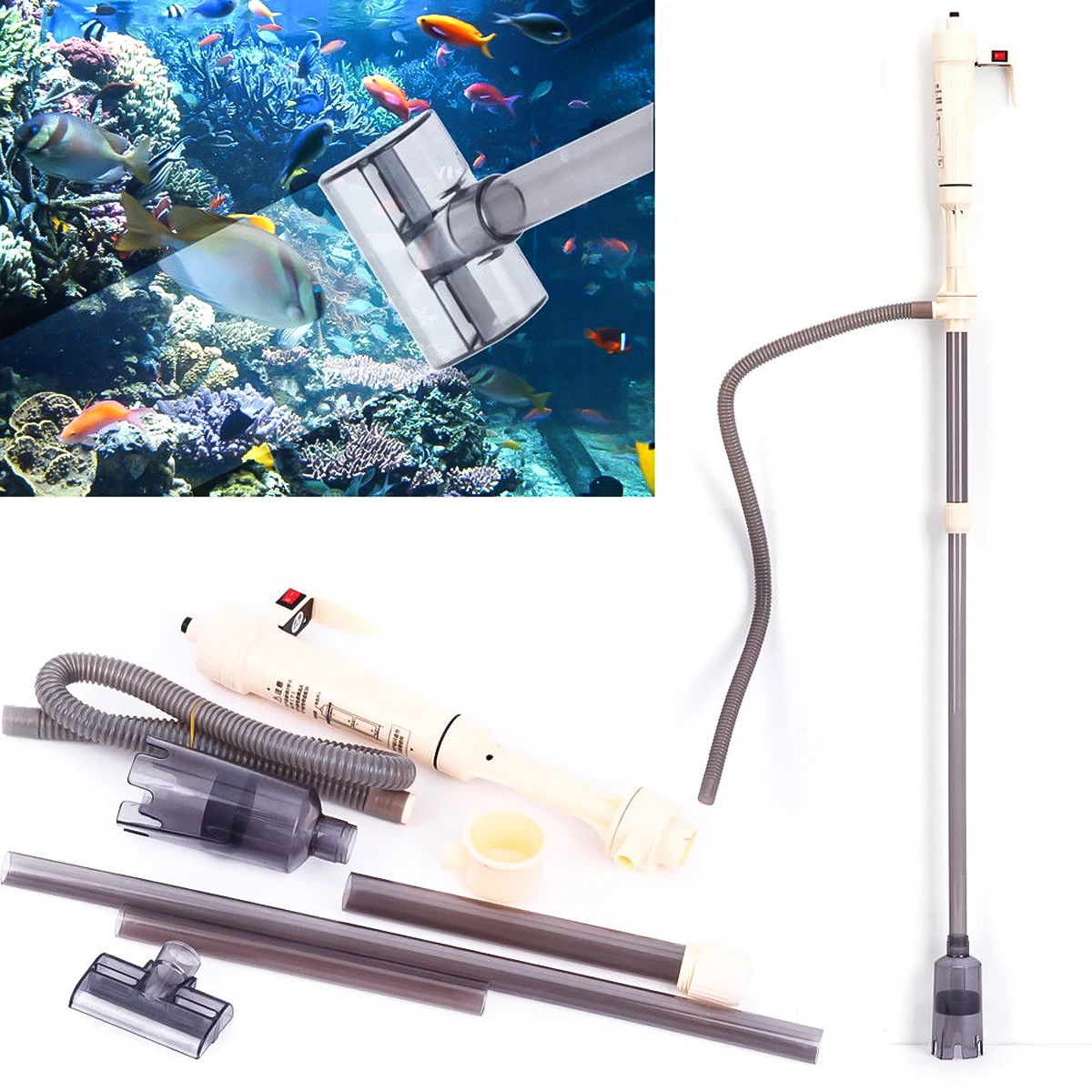 Fish Tank Cleaner Siphon Cleaner Aquarium Fish Tank Vacuum Cleaners Siphon Pump Water Filter Tool For Gravel Sand Dropshipping
Fish Tank Cleaner Siphon Cleaner Aquarium Fish Tank Vacuum Cleaners Siphon Pump Water Filter Tool For Gravel Sand Dropshipping