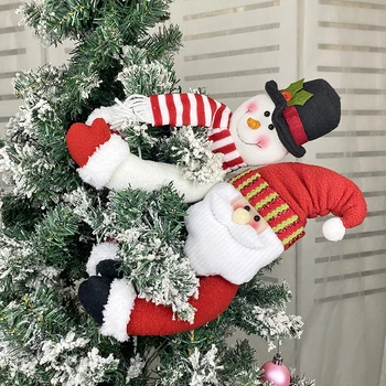 Santa Claus Snow Man Plush Dolls Christmas Curtain tree Decor Merry Christmas Decor for Home chris Ornaments Happy New Year 2021 
Santa Claus Snow Man Plush Dolls Christmas Curtain tree Decor Merry Christmas Decor for Home chris Ornaments Happy New Year 2021