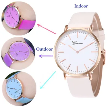 Women Watch 2020 New Stylish Change Color Girl Watch Leather Band Wristwatch Lady Clock zegarek damski
Women Watch 2020 New Stylish Change Color Girl Watch Leather Band Wristwatch Lady Clock zegarek damski