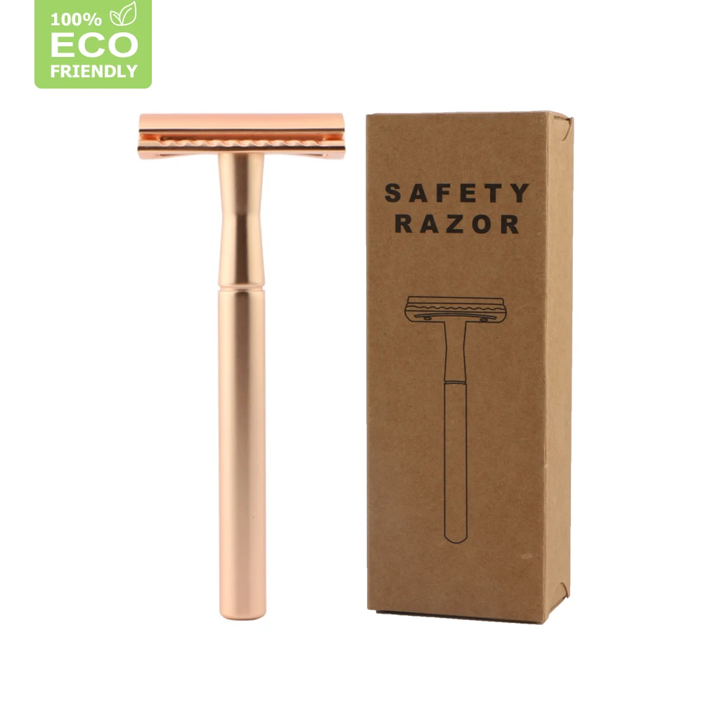 HAWARD Razor Golden Double Edge Safety Razor For Women Classic Manual Shaving Razor Eco Friendly Packaging 20 Shaving Blade
HAWARD Razor Golden Double Edge Safety Razor For Women Classic Manual Shaving Razor Eco Friendly Packaging 20 Shaving Blade
