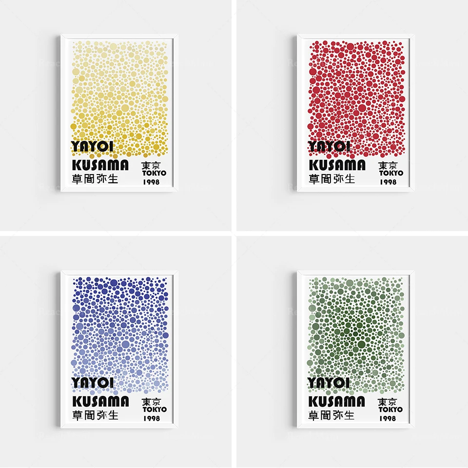 Wall Art Yayoi Kusama Prints Japanese Posters Modern Shape Prints Abstract Dots Canvas Painting For Living Room Home Decor
Wall Art Yayoi Kusama Prints Japanese Posters Modern Shape Prints Abstract Dots Canvas Painting For Living Room Home Decor