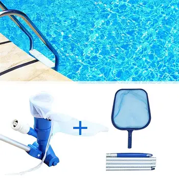 Swimmer Pool Skimmer Set Kit Pool Vacuum Cleaner for Swimming Pool Maintenance Pond Fountain Cleaning Leaves Dirt Sand Silt
Swimmer Pool Skimmer Set Kit Pool Vacuum Cleaner for Swimming Pool Maintenance Pond Fountain Cleaning Leaves Dirt Sand Silt