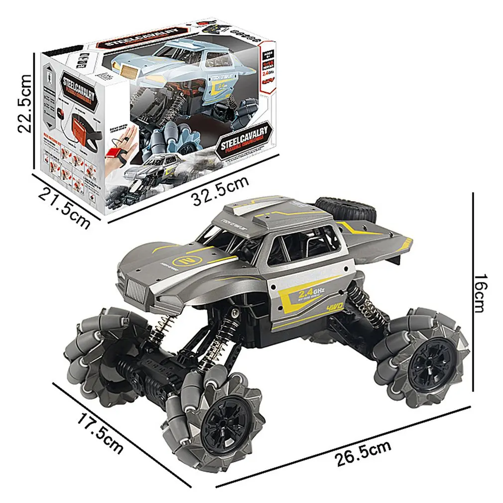 1:16 2.4GHz 4WD Double Side RC Stunt Car Watch Control Gesture Sensor Deformable Electric Cars All-Terrain Car for Kids
1:16 2.4GHz 4WD Double Side RC Stunt Car Watch Control Gesture Sensor Deformable Electric Cars All-Terrain Car for Kids