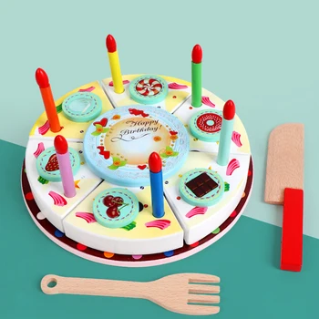 Wooden Baby Kitchen Toys Pretend Play Cutting Cake Play Food Kids Educational Toys Fruit Cooking Birthday Parent-child Toy
Wooden Baby Kitchen Toys Pretend Play Cutting Cake Play Food Kids Educational Toys Fruit Cooking Birthday Parent-child Toy