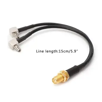Free postage Y Type SMA Female To 2 x TS9 Male Plug Splitter Combined Pigtail Cable RG174 15cm
Free postage Y Type SMA Female To 2 x TS9 Male Plug Splitter Combined Pigtail Cable RG174 15cm