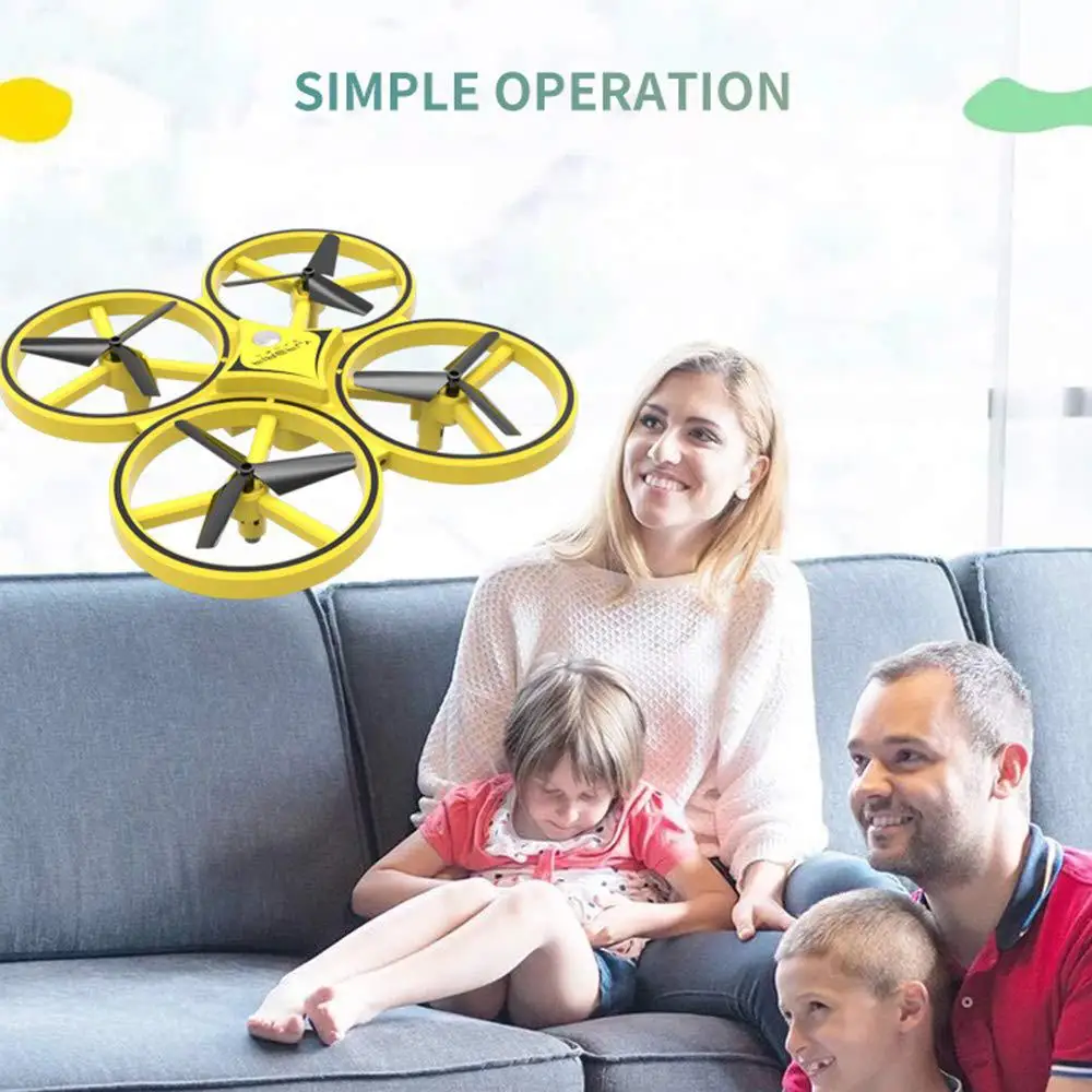 RC Drone Mini inductive quadcopter Infrared Induction Hand Control Drone Altitude for Kids Toy Gift finger control gift
RC Drone Mini inductive quadcopter Infrared Induction Hand Control Drone Altitude for Kids Toy Gift finger control gift