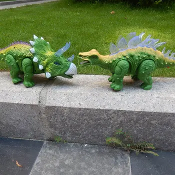 2020 New 1Pcs Electric Dinosaur Model Toy Simulation Triceratops Toys Illuminated Walking with Lights Triceratops Color Random
2020 New 1Pcs Electric Dinosaur Model Toy Simulation Triceratops Toys Illuminated Walking with Lights Triceratops Color Random