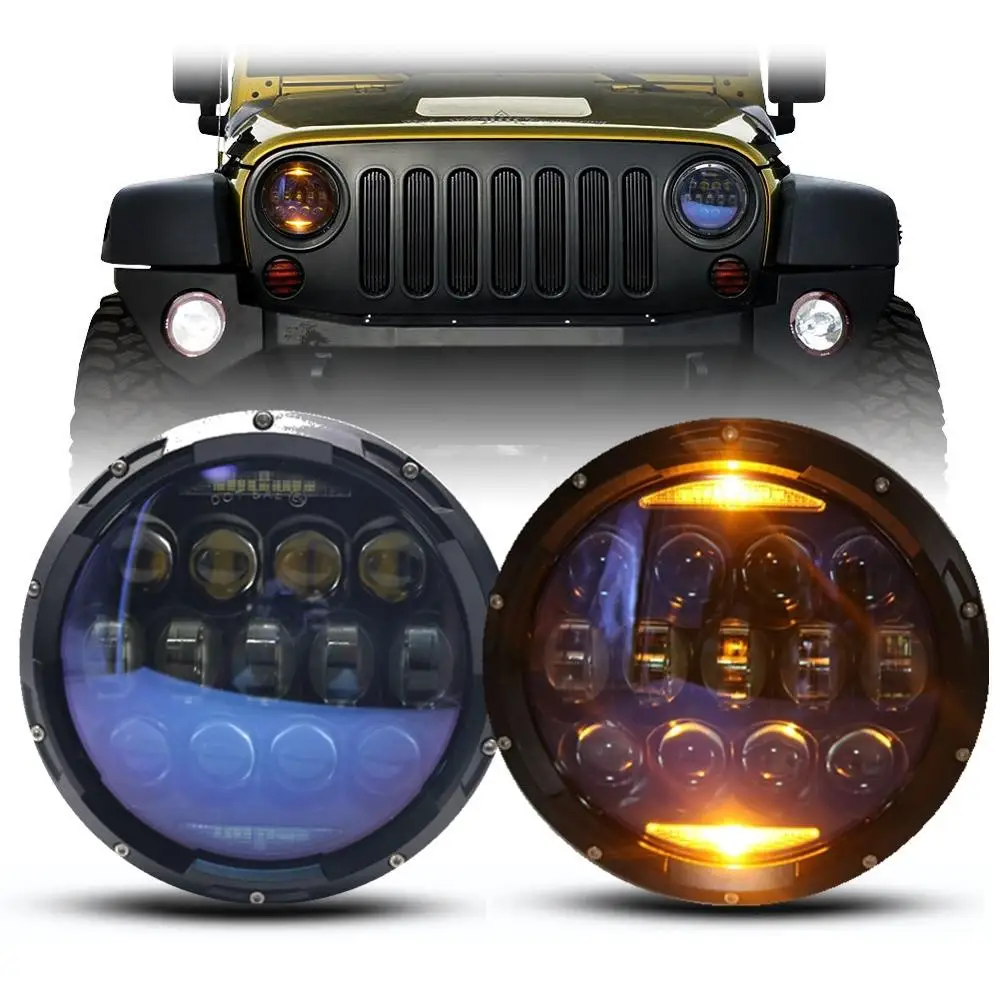 Светодиодная фара ДХО для Jeep JK Wrangler, 2 шт., 7 дюймов, 135 Вт, синяя, для Lada Niva 4X4, для внедорожников, Land Rover, Denfender
Светодиодная фара ДХО для Jeep JK Wrangler, 2 шт., 7 дюймов, 135 Вт, синяя, для Lada Niva 4X4, для внедорожников, Land Rover, Denfender