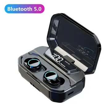 LED Digital Display Bluetooth 5.0 Earphones Wireless TWS in-Ear Earbuds Waterproof Mini Headset 3D Stereo Sound Sport Earpiece
LED Digital Display Bluetooth 5.0 Earphones Wireless TWS in-Ear Earbuds Waterproof Mini Headset 3D Stereo Sound Sport Earpiece