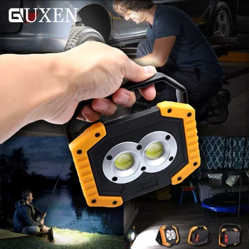 Portable LED Flashlight COB Work Lamp Floodlight Outdoor Camping Light Waterproof Rechargeable Power Bank Function Searchlight
Portable LED Flashlight COB Work Lamp Floodlight Outdoor Camping Light Waterproof Rechargeable Power Bank Function Searchlight