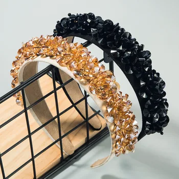 New Luxury Rhinestone Black Crystal Handmade Women Headwear Accessories Fashion Headband
New Luxury Rhinestone Black Crystal Handmade Women Headwear Accessories Fashion Headband