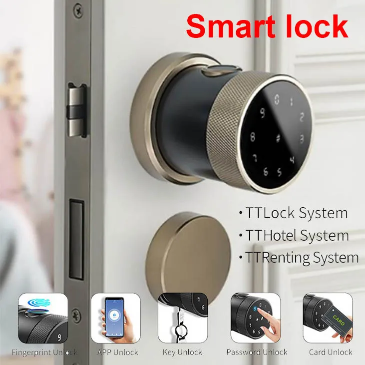 Smart Cylinder Lock for your Home Security Biometric Fingerprint Lock Digital Keypad Smart Lock with tuya App
Smart Cylinder Lock for your Home Security Biometric Fingerprint Lock Digital Keypad Smart Lock with tuya App