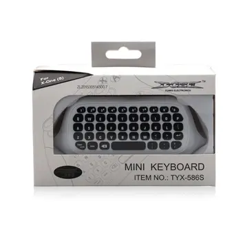 TY-64TYX-586For Xbox One S Chat pad Mini Gaming Keyboard Wireless Chat Message KeyPad with Audio/Headset Jack for Xbox One
TY-64TYX-586For Xbox One S Chat pad Mini Gaming Keyboard Wireless Chat Message KeyPad with Audio/Headset Jack for Xbox One